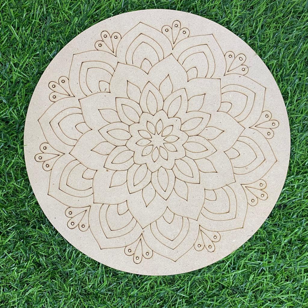 MDF Mandala – 10 inch – Design – 10