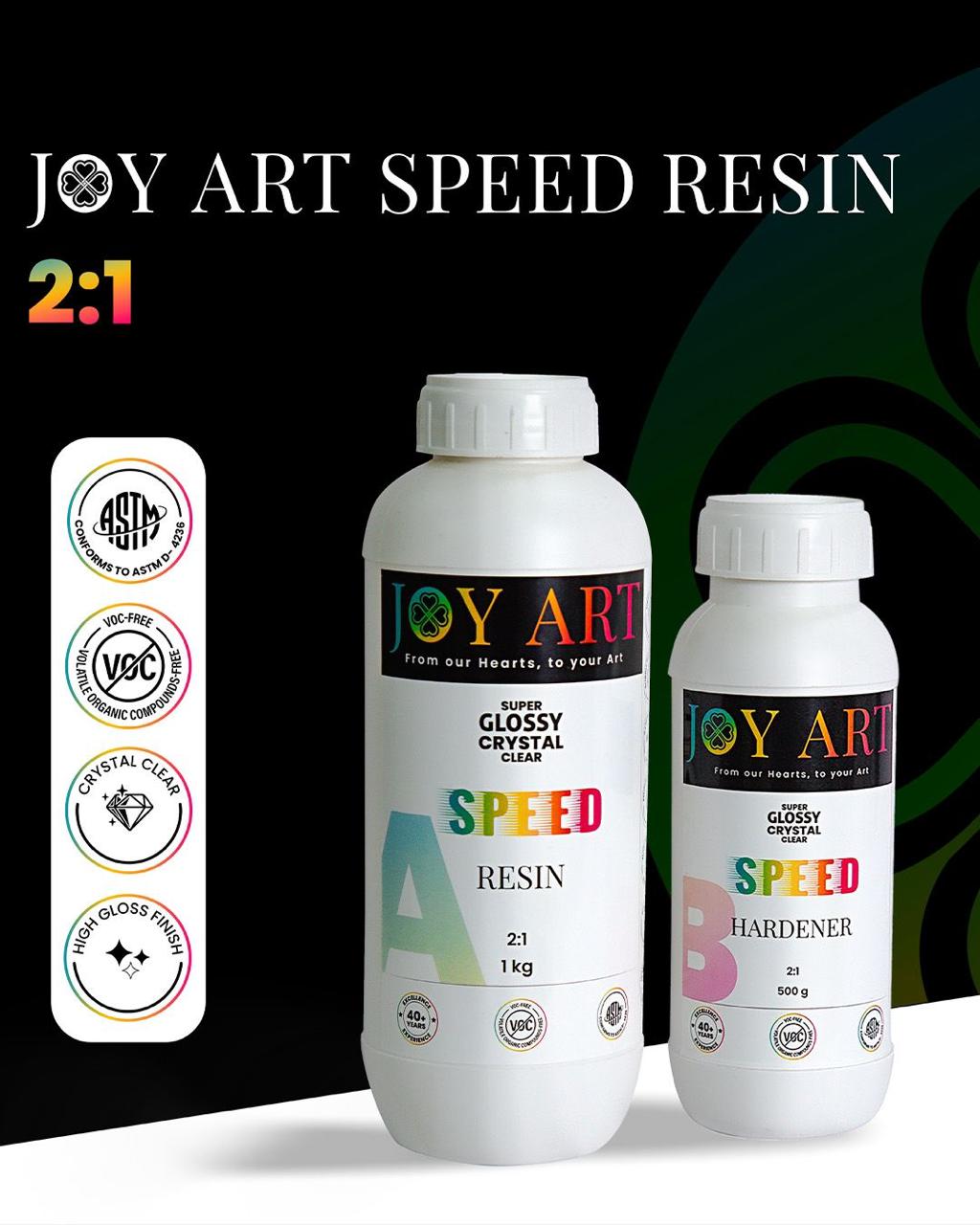 Joy Art Speed Resin 1.5 kg Kit - FREE SHIPPING