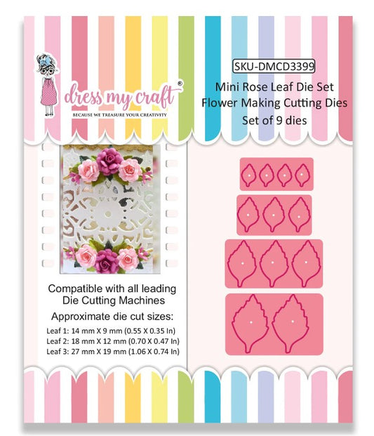 Mini 6 Leaves Die Set - Flower Making Cutting Dies