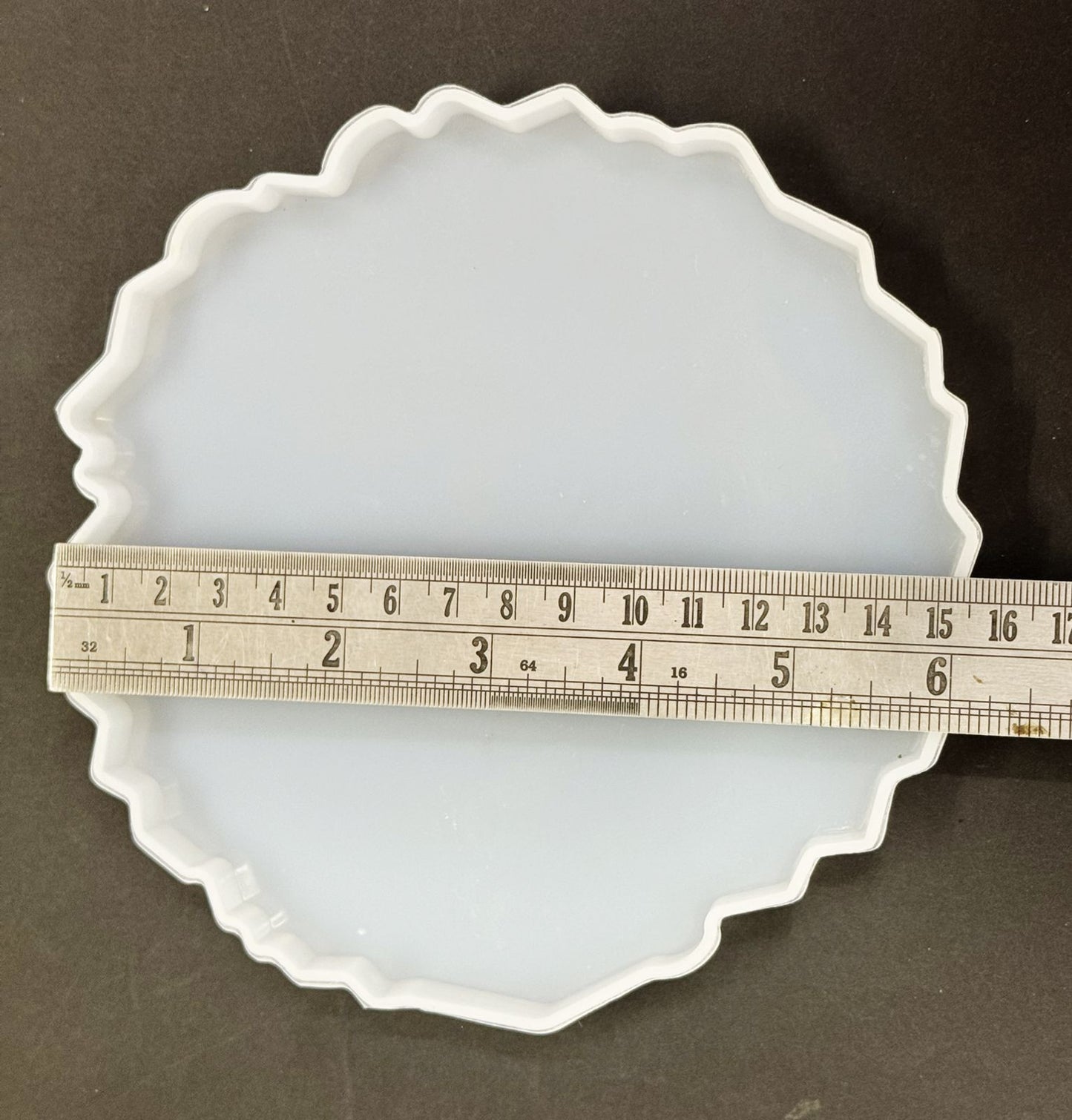 Agate Coaster Mold / Mould- Design 465 – 6 inch - 10 pieces