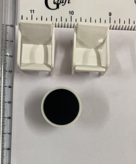 TABLE CHAIR – miniature 3 pieces – design 547