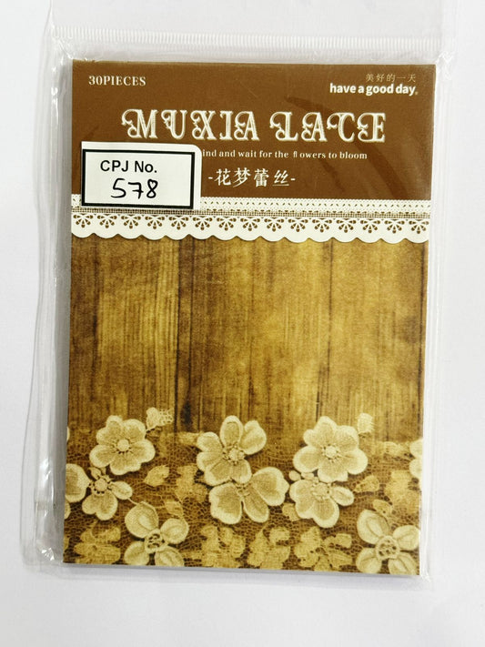 Muxia Lace Paper Cutout Sheet – CPJ578