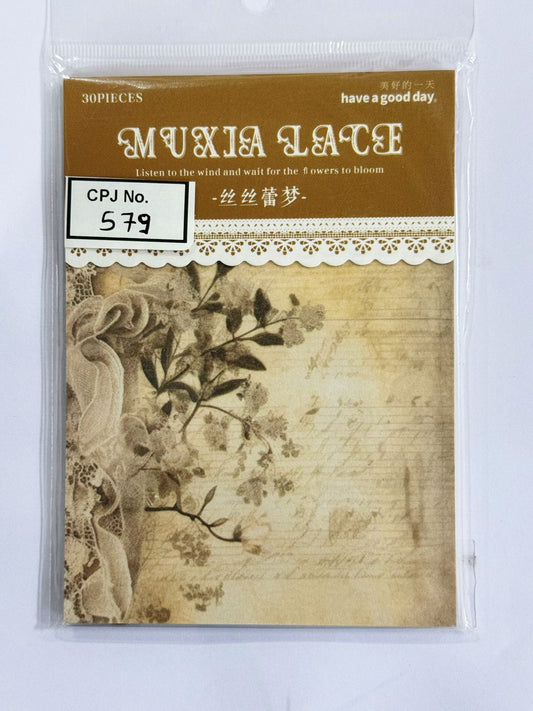 Muxia Lace Paper Cutout Sheet – CPJ579