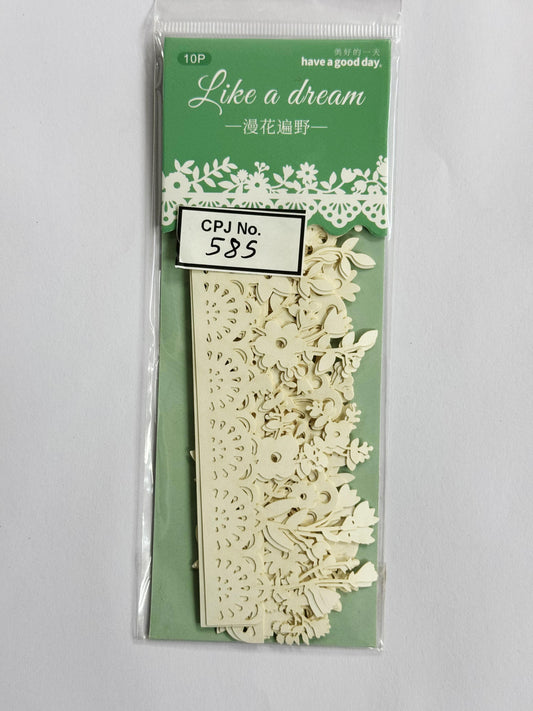 Like A Dream Lace Paper Cutout Sheet – CPJ585