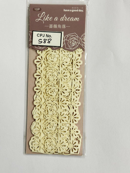Like A Dream Lace Paper Cutout Sheet – CPJ588