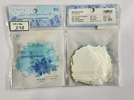 DIY Blooming Paper Cutouts Stickers – CPJ598