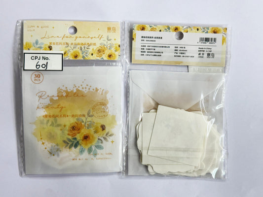 DIY Blooming Paper Cutouts Stickers – CPJ601