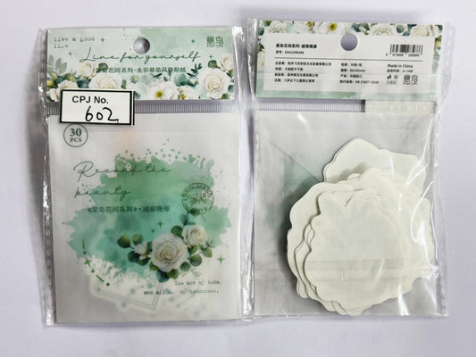 DIY Blooming Paper Cutouts Stickers – CPJ602