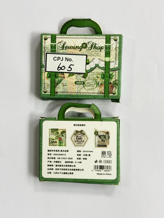 Vintage Washi Paper Stickers – CPJ605