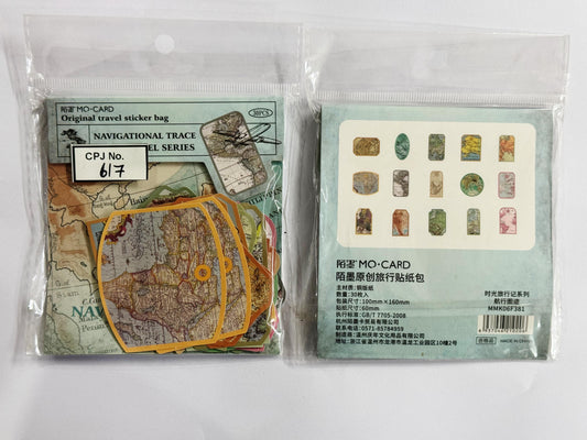 Momo Card Original Travel Stickers – CPJ617
