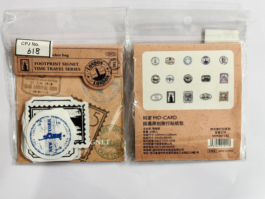 Momo Card Original Travel Stickers – CPJ618