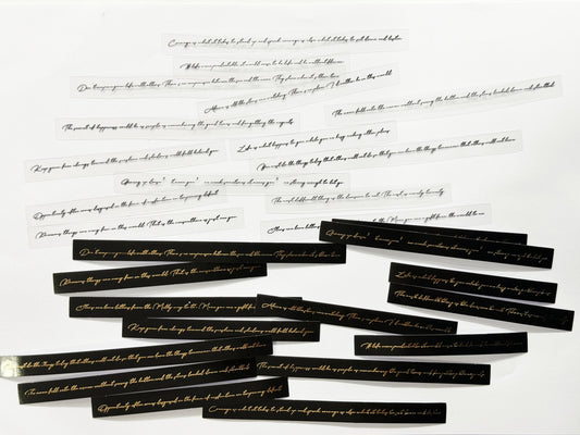 Long Letter Note Stickers – CPJ619