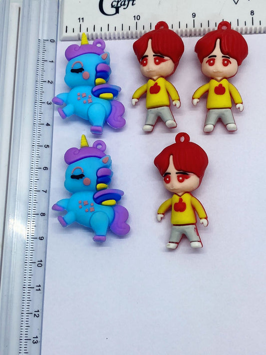 Cartoon Miniature- 5 pieces , Design – 624