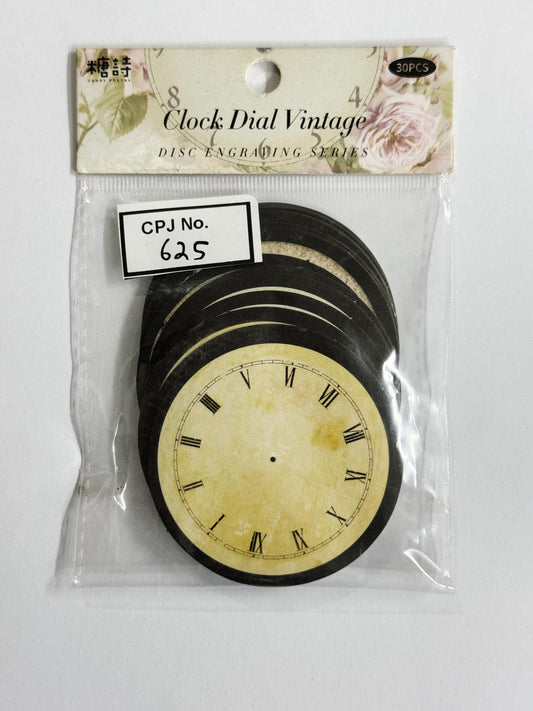 Retro Circle Paper Cutout Stickers – CPJ625