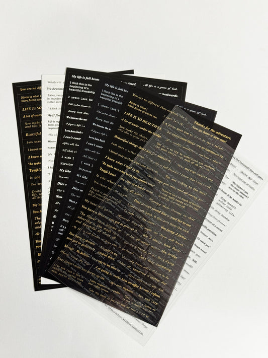 Wish Text Series Note Stickers – CPJ633