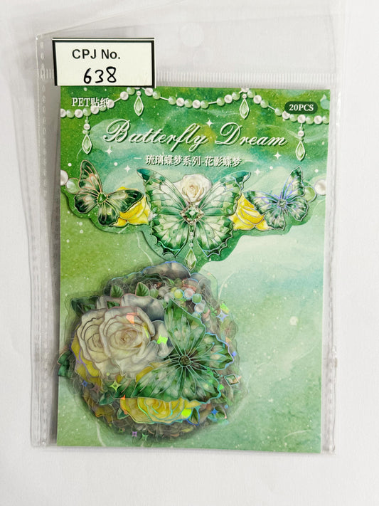 Butterfly Dream Pet Stickers – CPJ638