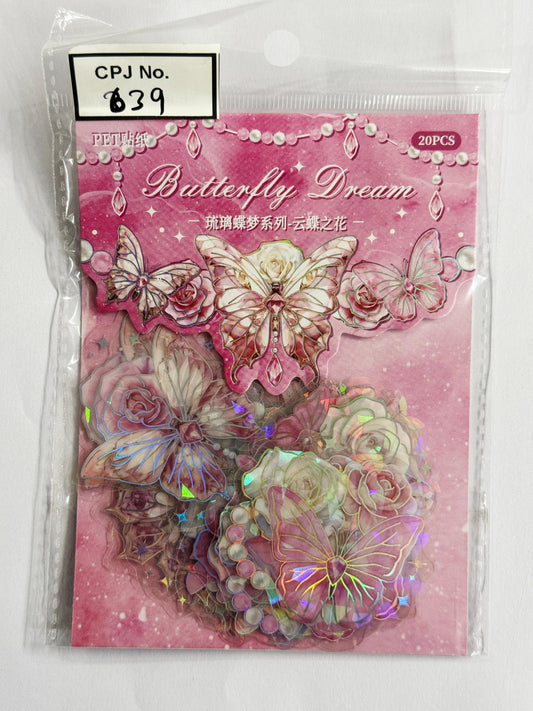 Butterfly Dream Pet Stickers – CPJ639