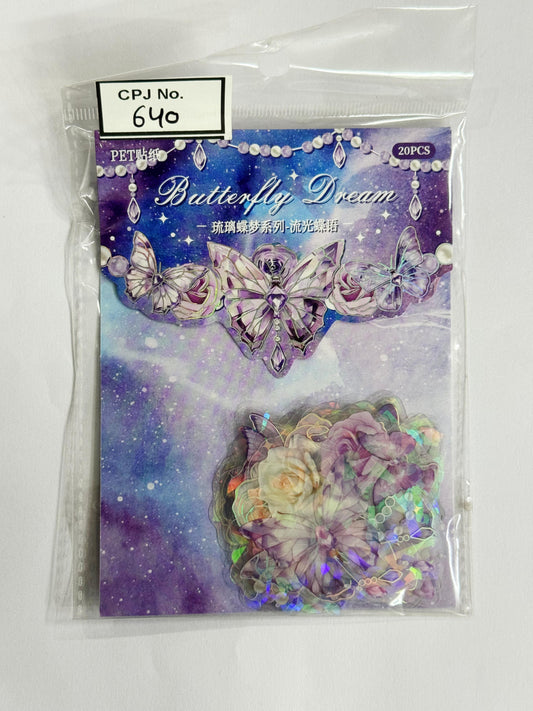 Butterfly Dream Pet Stickers – CPJ640