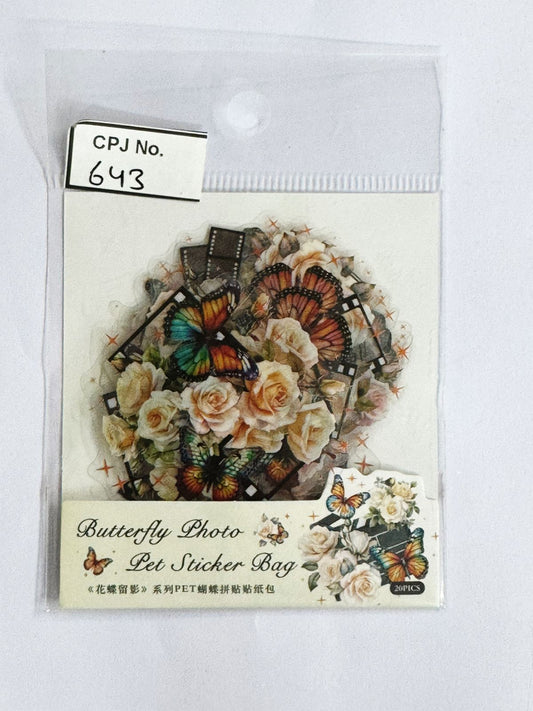 Butterfly Pet Stickers Pack – CPJ643