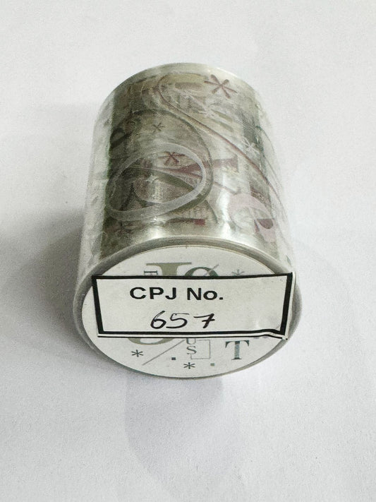 MGZC LETTER TAPE Stickers – CPJ657