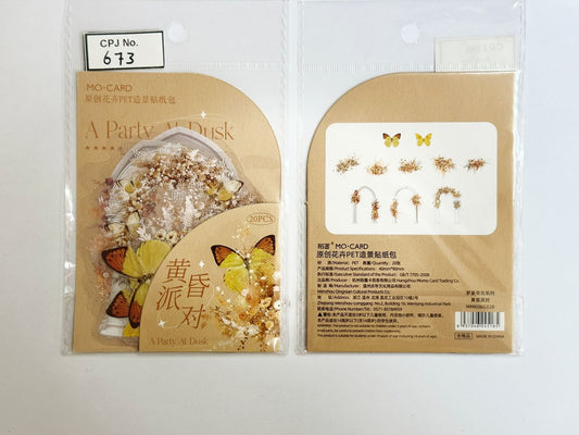 Butterfly Flower Deco Paper – CPJ673