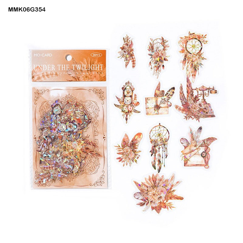 Feather Series Bronzing Sticker – CPJ685