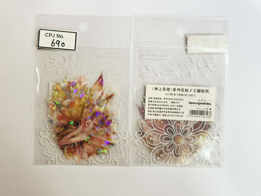 Flower Fairy Bronzing Sticker – CPJ690