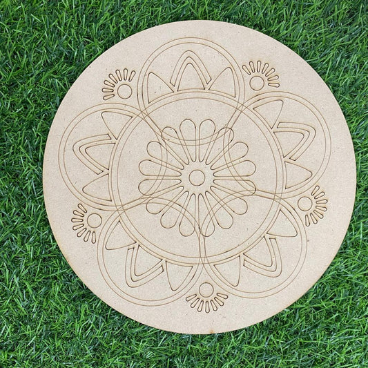 MDF Mandala – 10 inch – Design – 6