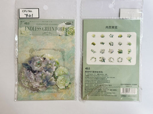 Flower Fantasy Atlas Series Sticker – CPJ701