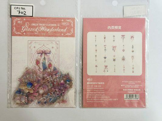 Jewellery Fantasy Illustrated Sticker – CPJ702