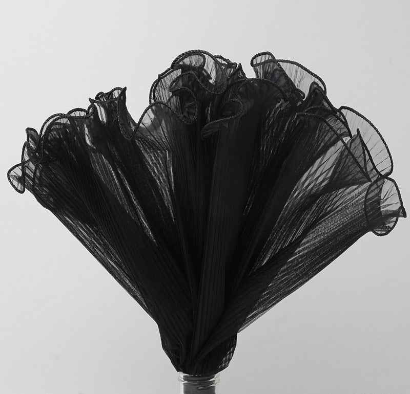Wrinkled Wrapping Net - Black
