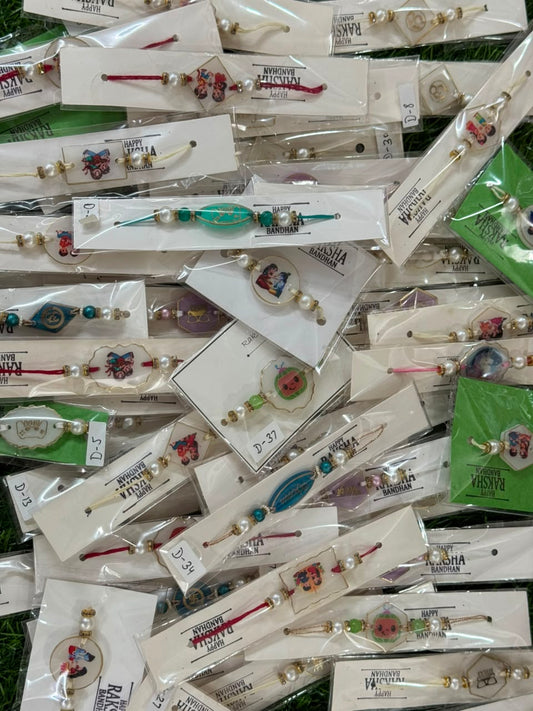 Resin Rakhi combo - 10 pieces