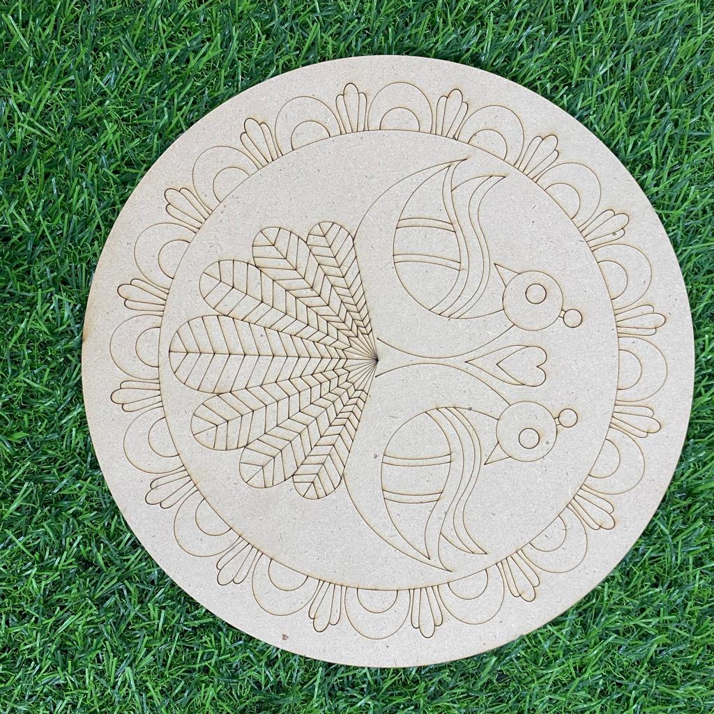 MDF Mandala – 10 inch – Design – 9