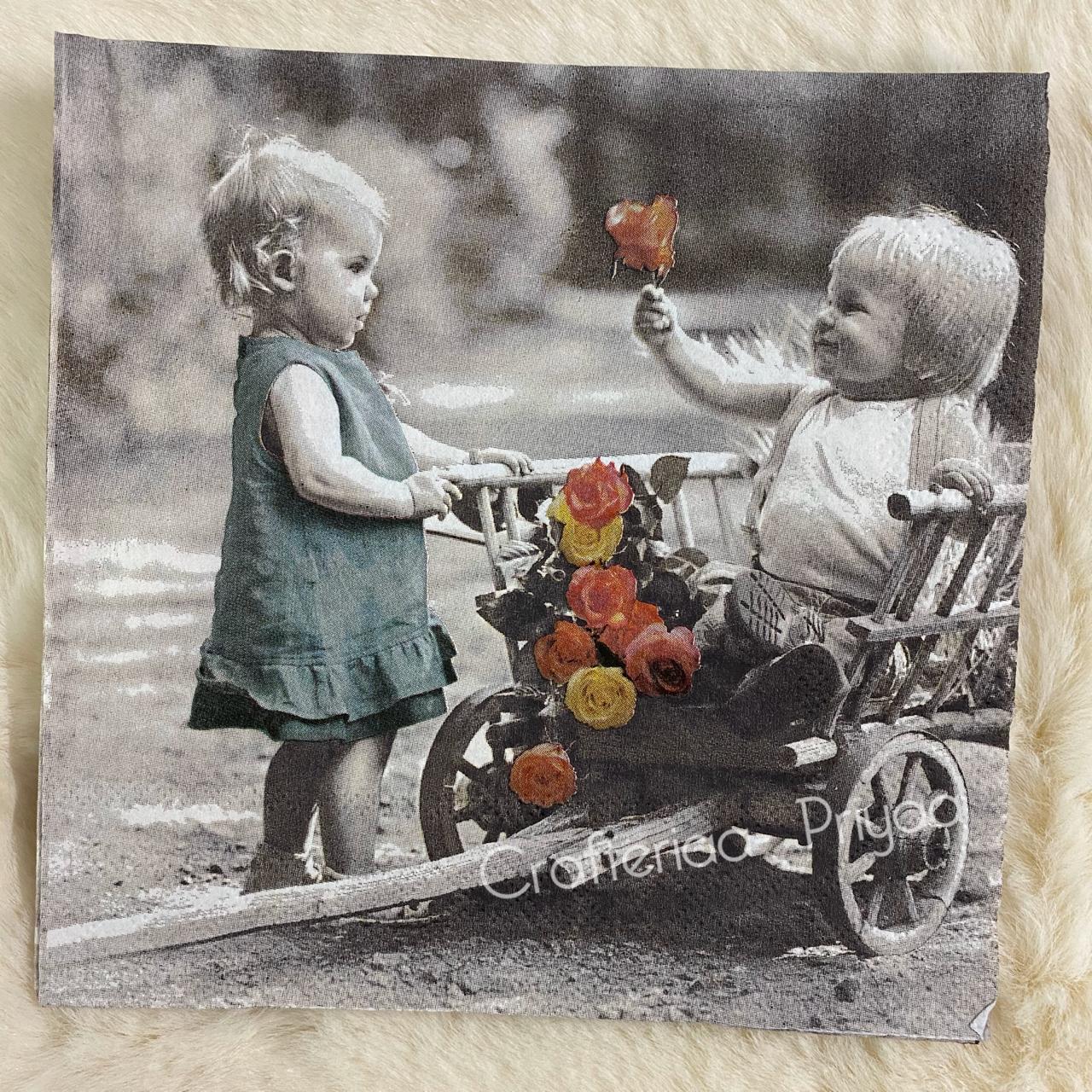 Decoupage Tissue- 5 Sheets – D74