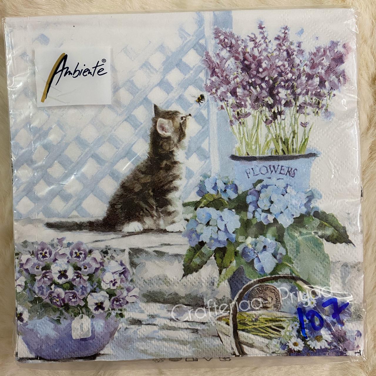 Decoupage Tissue- 5 Sheets – D107