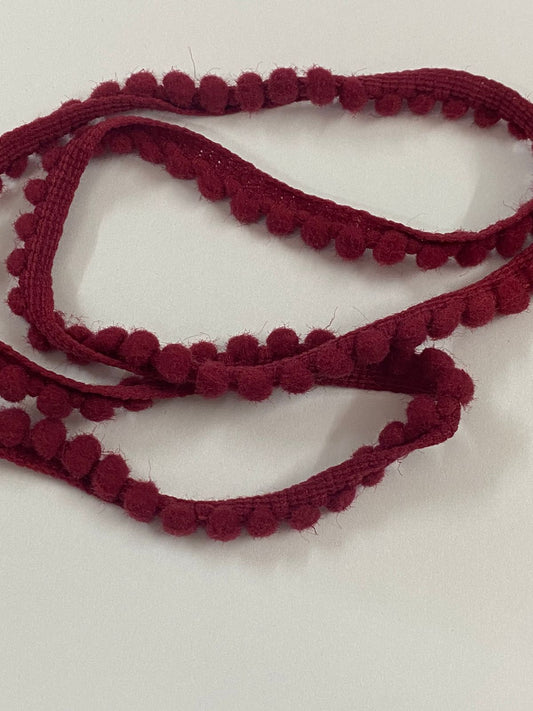 Pom Pom Lace- 2 mtr Pink Theme