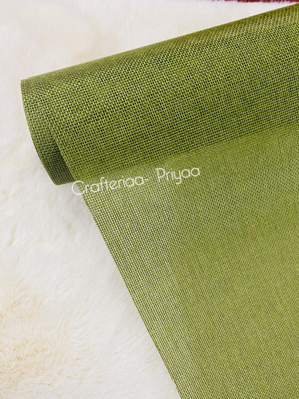 Jute Roll – 1/2 metre- d5 Light Green