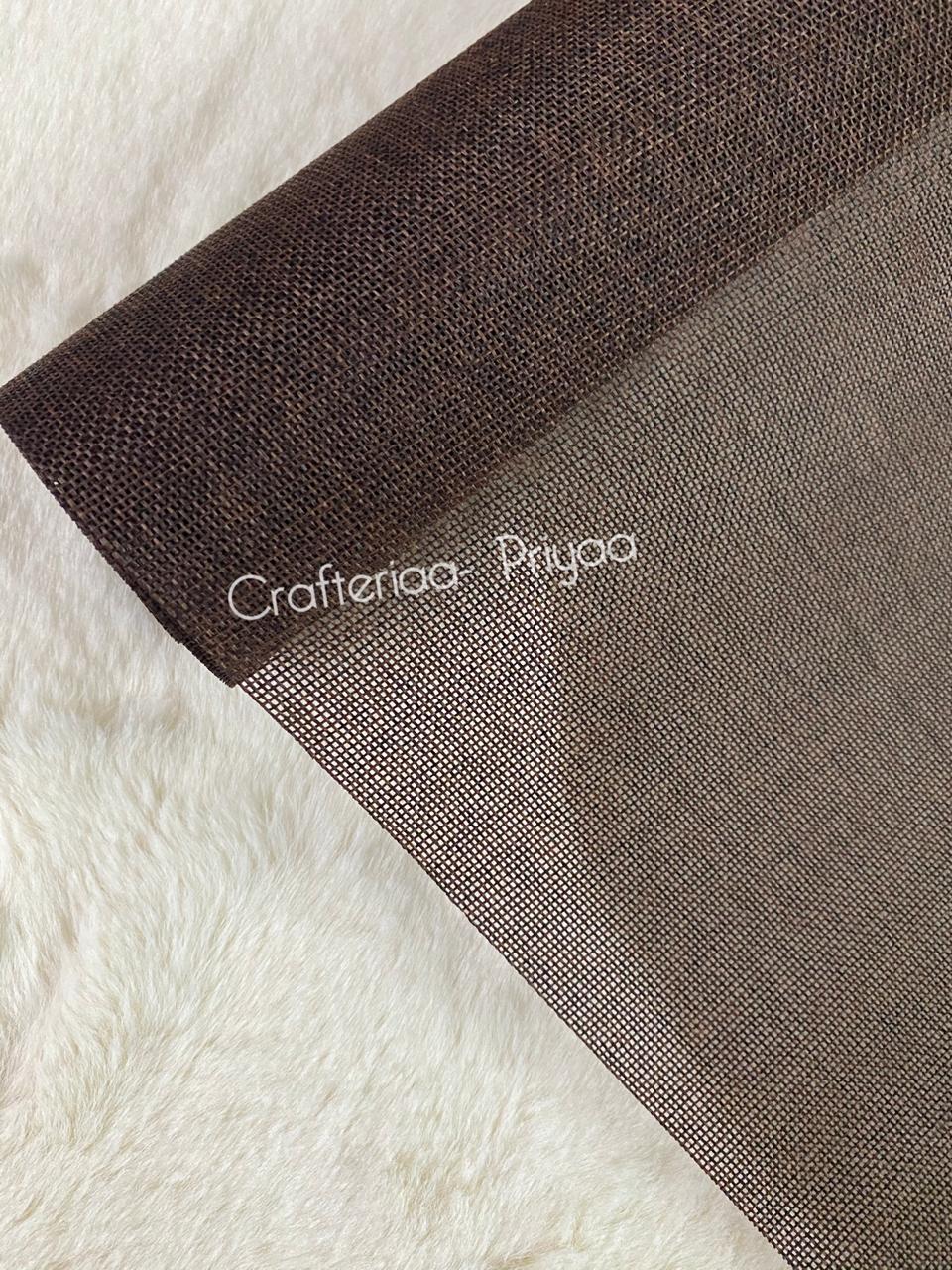 Jute Roll – 1/2 metre- d16 Dark Brown