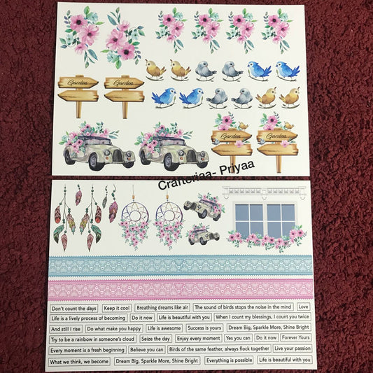 Magnolias Motif Sheet