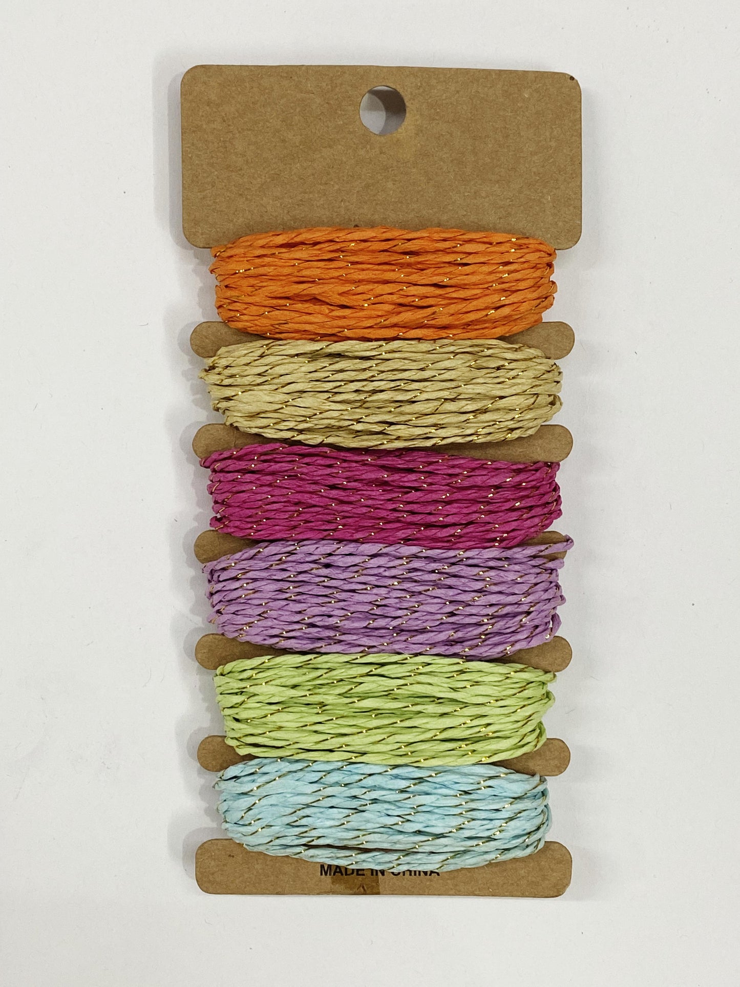 Glitter Paper Threads- Set of 6