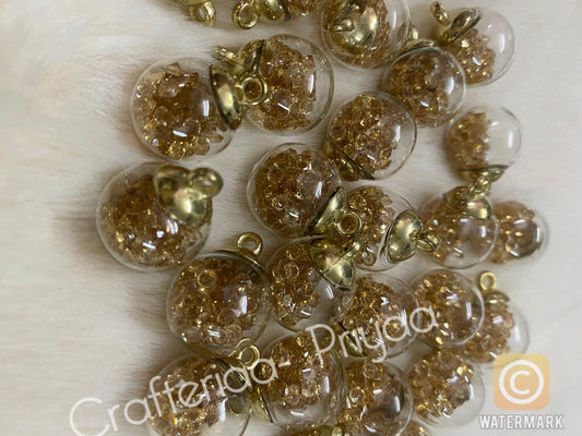 Glass Balls –25 pieces – Golden
