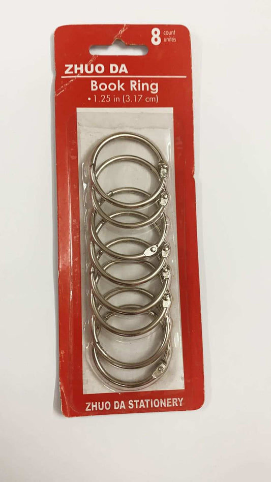 Scrapbook Rings-Size- 32 mm-8 pieces