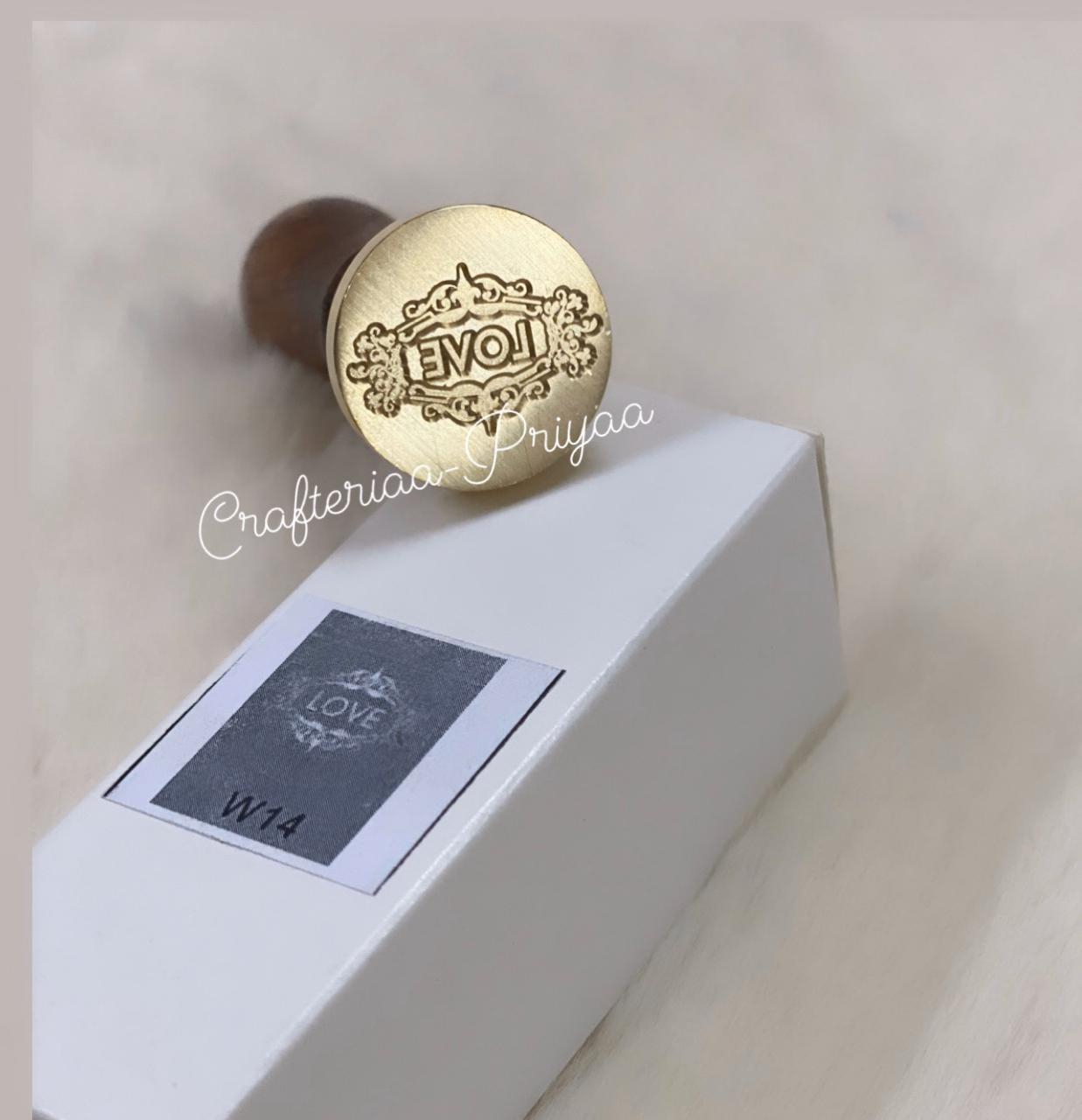 Wax Seal Stamp- Love design no. -10