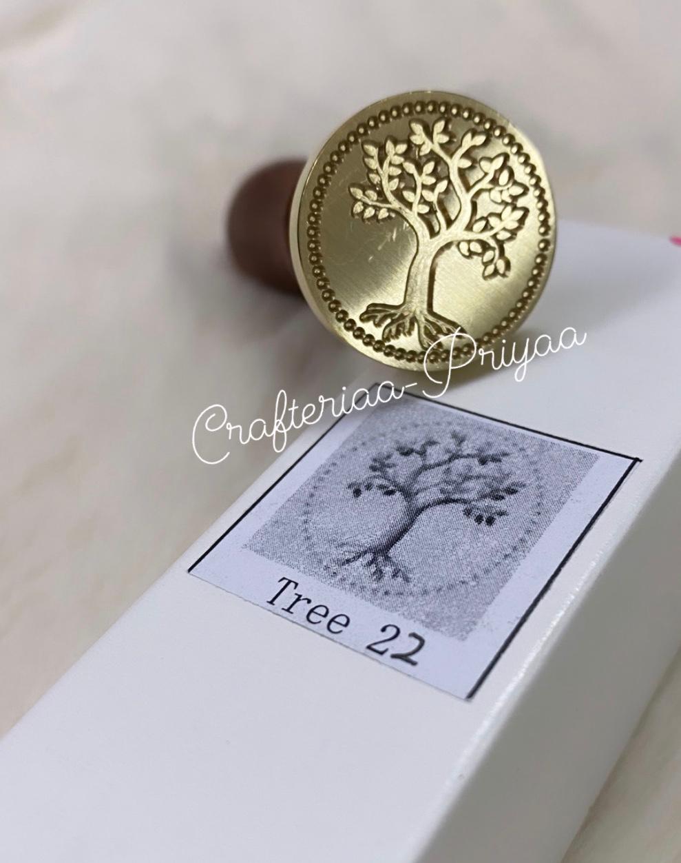 Wax Seal Stamp-TREE design no. -13
