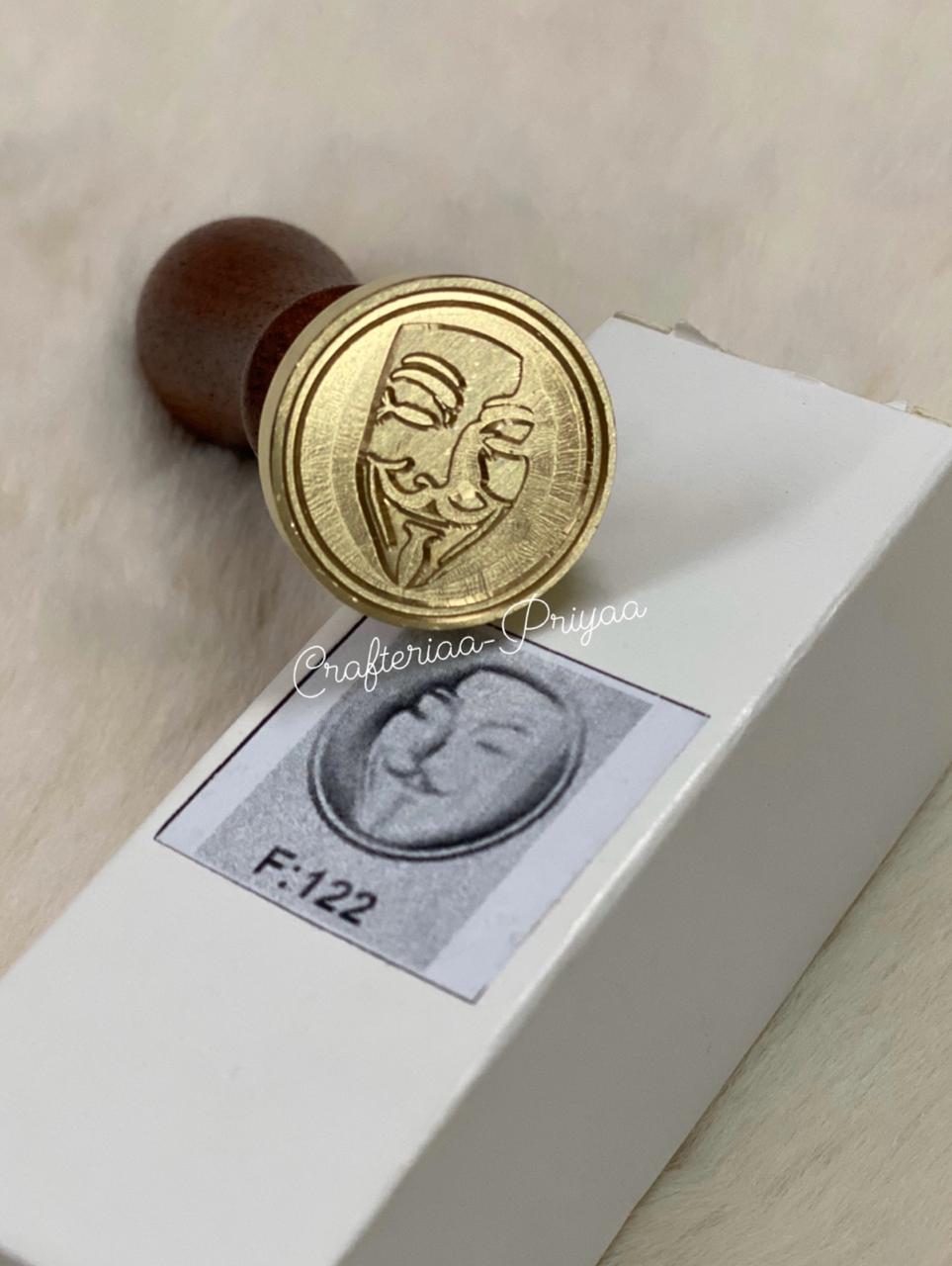 Wax Seal Stamp- D39- FACE