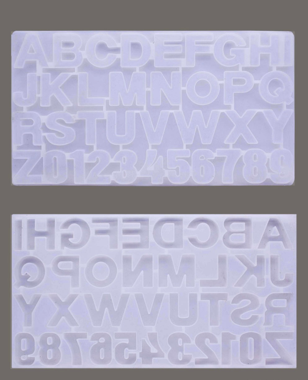 Resin Mould- Design 36 -Alphabets