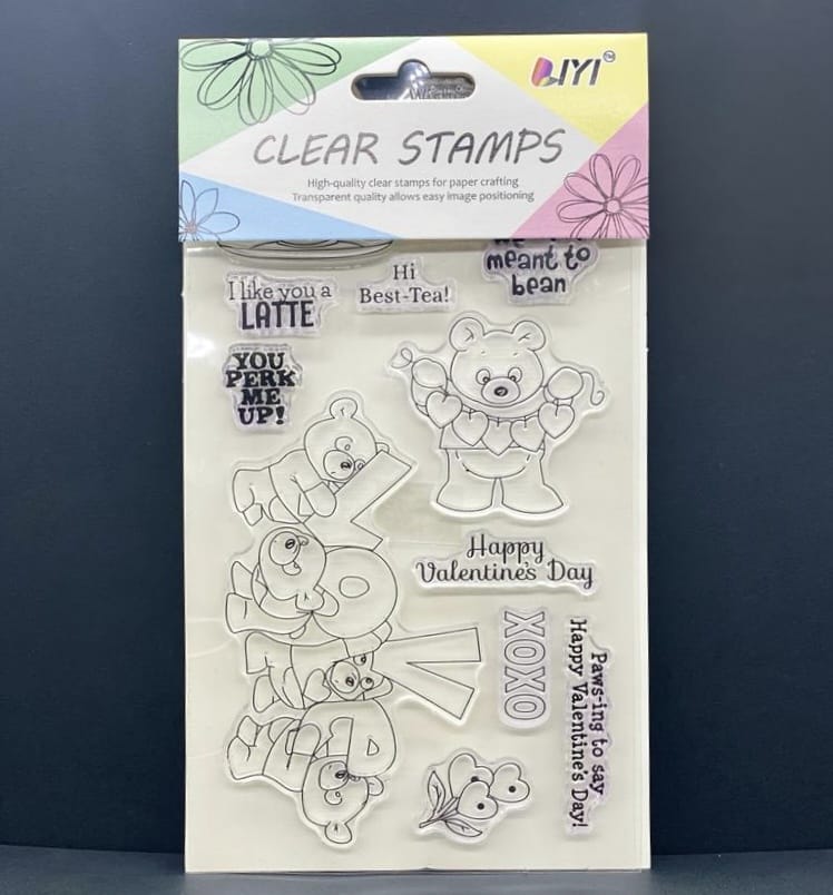 Clear Rubber Stamp- YC 307
