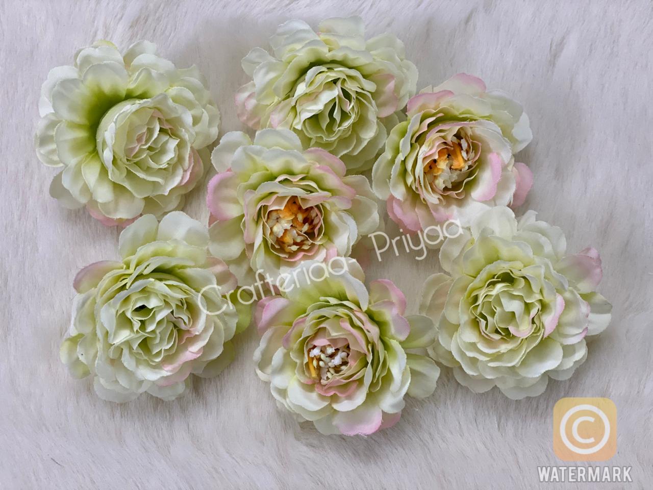 Fabric Flower- 5 Pieces- D41