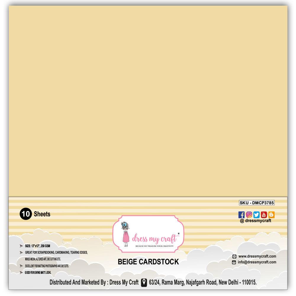 Beige Cardstock 12×12
