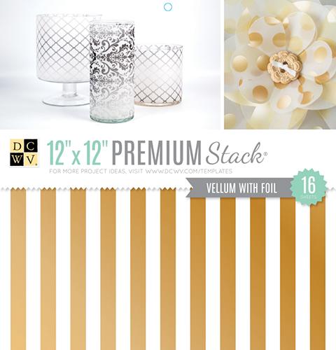 Foiled Vellum- 3 packs